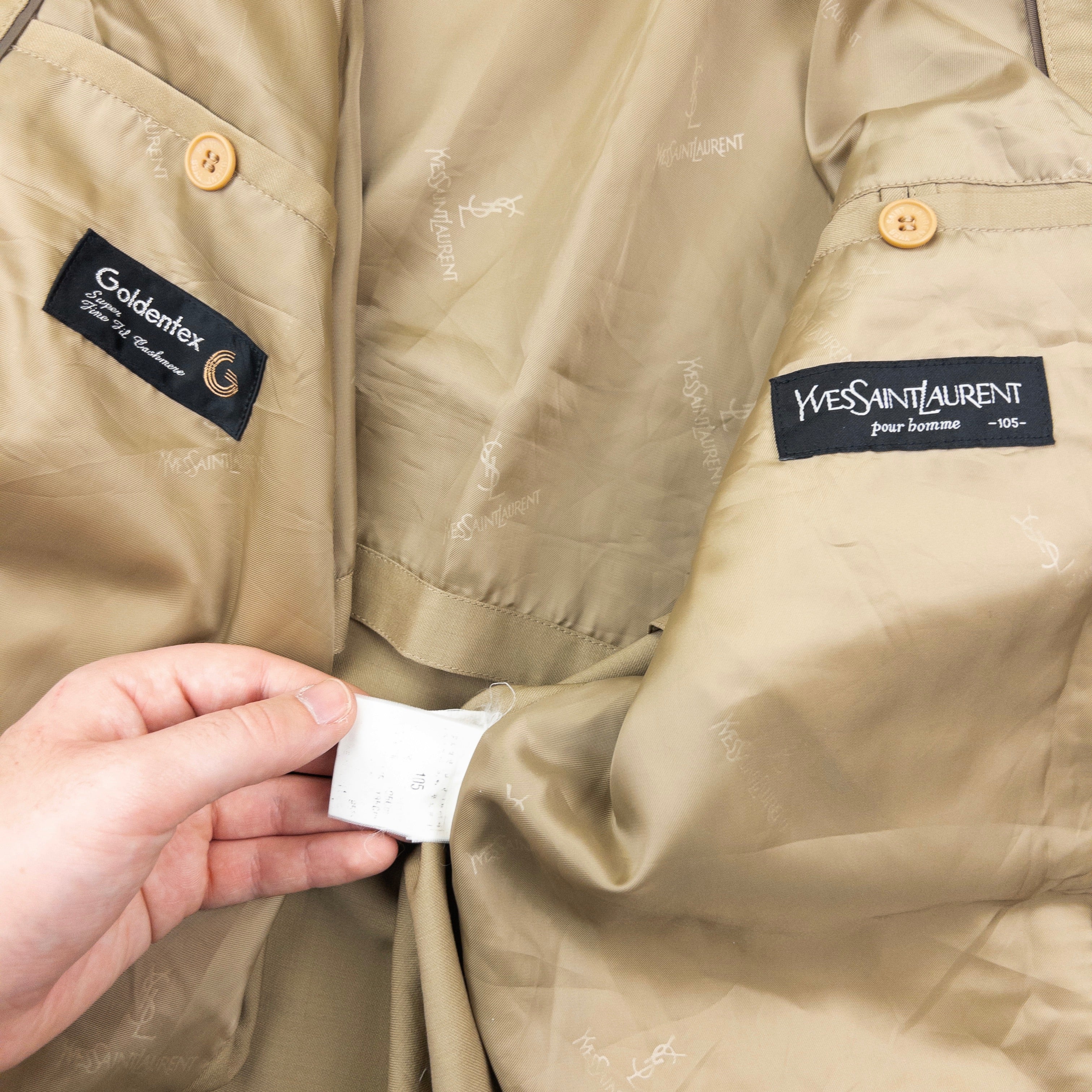 Vintage YSL Yves Saint Laurent Harrington Jacket Size L