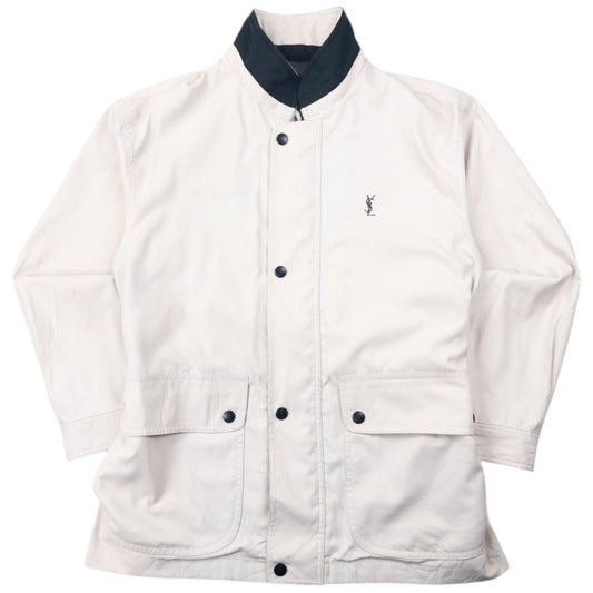 Vintage YSL Yves Saint Laurent Zip Up Jacket Size M
