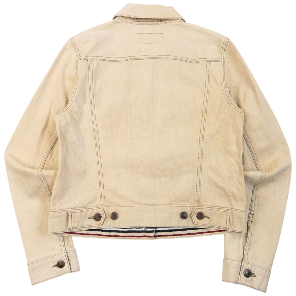 Vintage 2000s Burberry Button Up Jacket in beige, photo 2