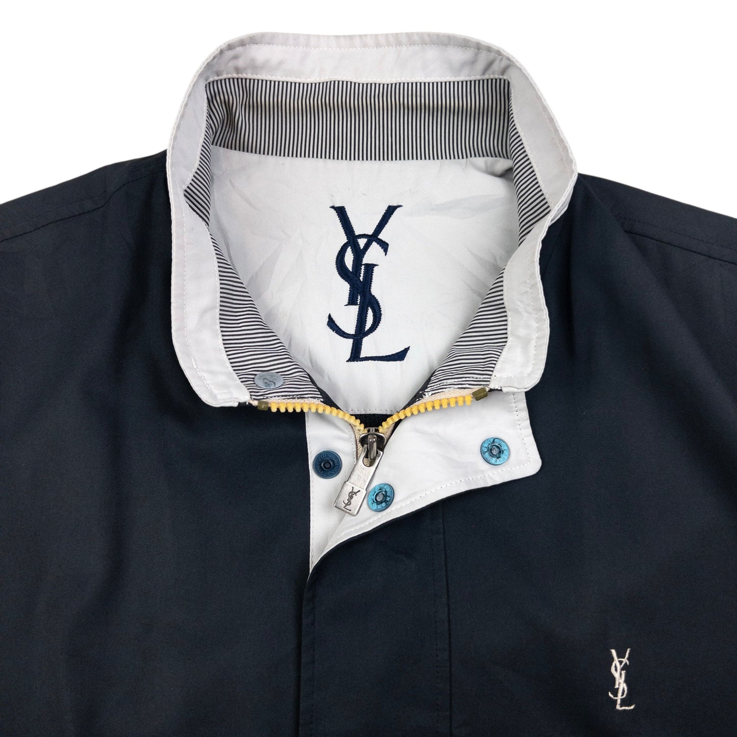 Vintage YSL Yves Saint Laurent Zip Up Jacket Size L