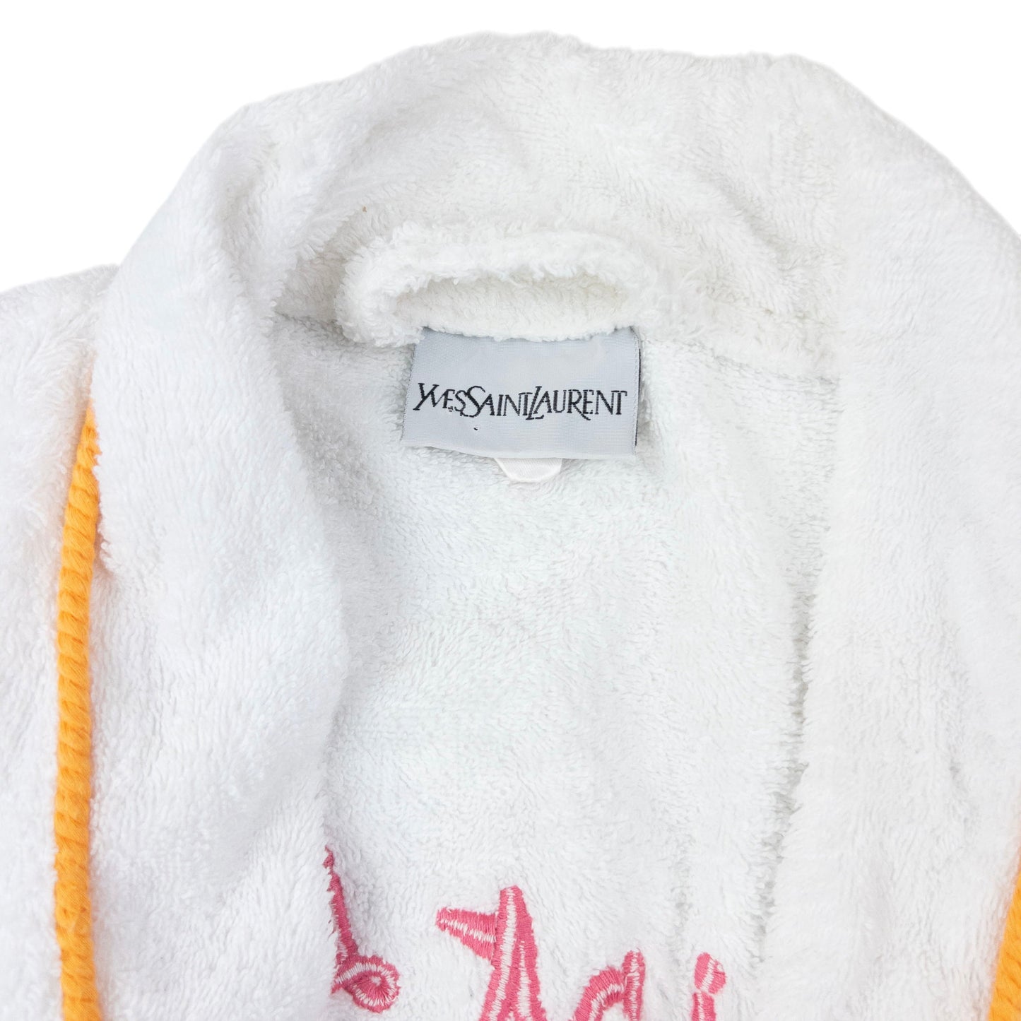 Vintage YSL Yves Saint Laurent Embroidered Dressing Gown Size L