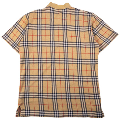Vintage Burberry Nova Check Polo Shirt Size S