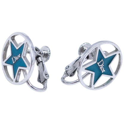 Vintage 2000s Dior By John Galliano Star Cut-Out Clip-On Earrings