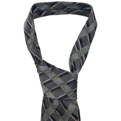 Vintage Issey Miyake Checkered Silk Tie