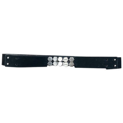 Vintage 90s Versace Versus Leather Belt Size W25