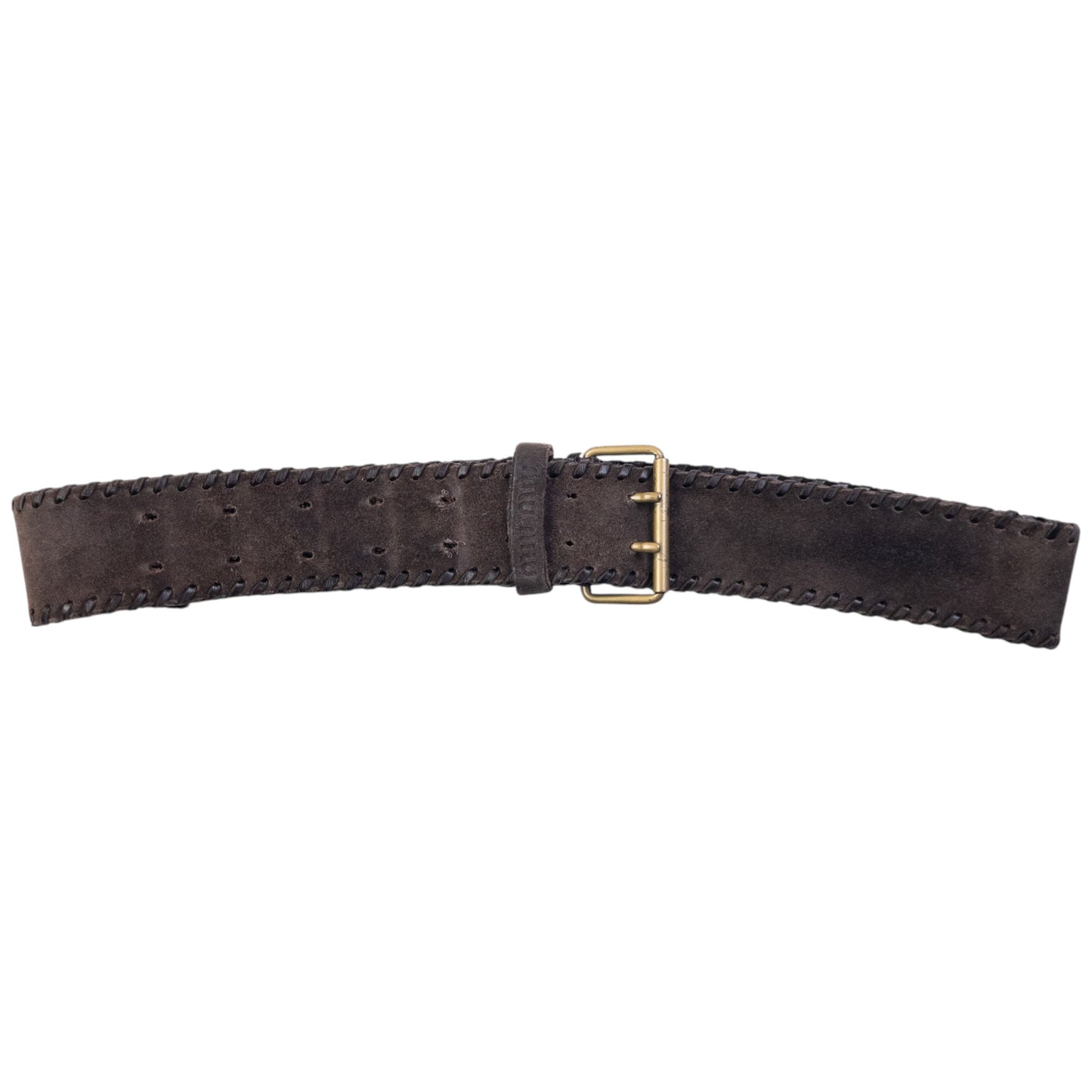 Vintage 2000s Miu Miu Suede Leather Belt Size L