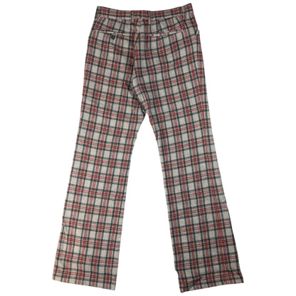 Vintage PPFM Tartan Wool Trousers Size W28