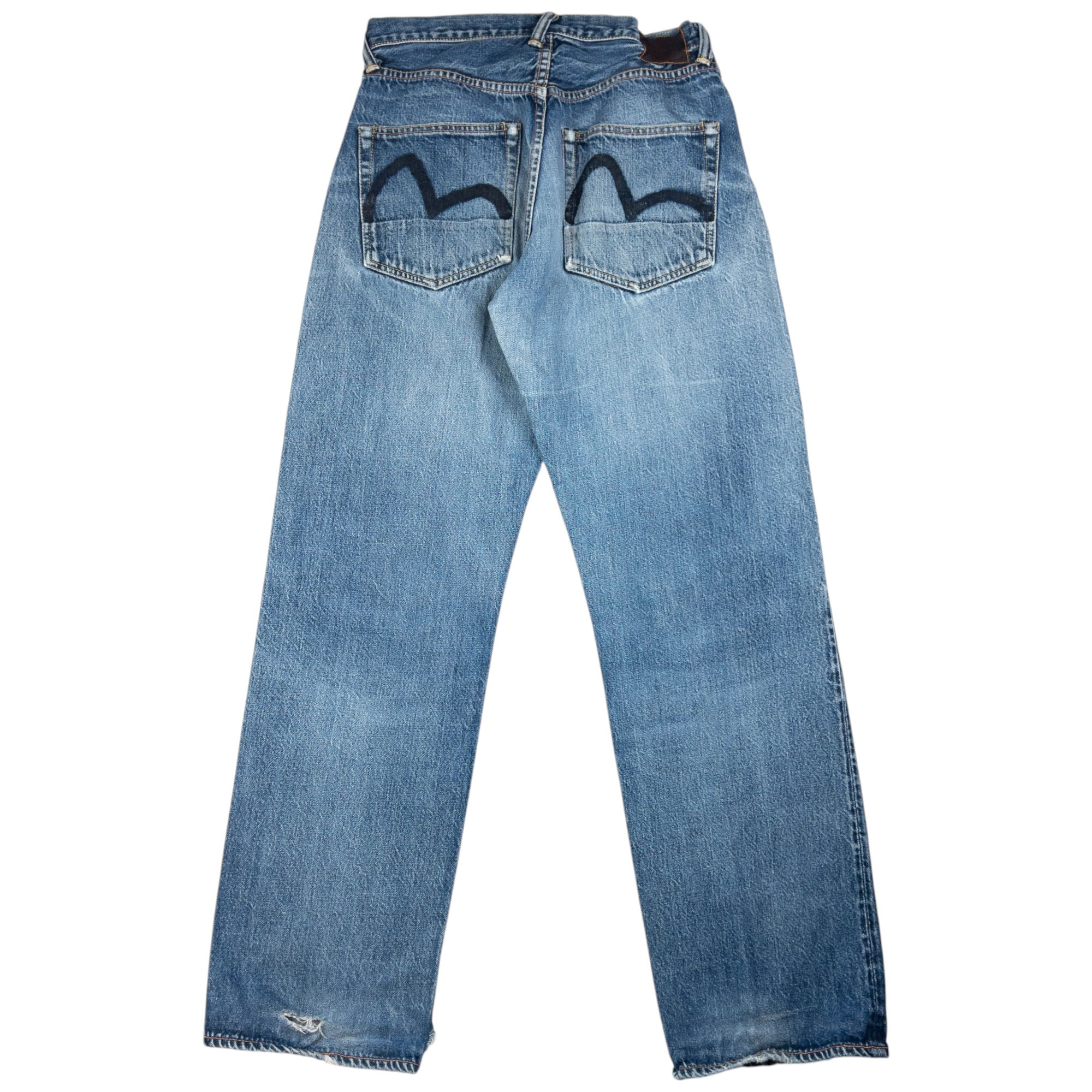 Vintage Evisu Double Gull Japanese Denim Jeans Size W29