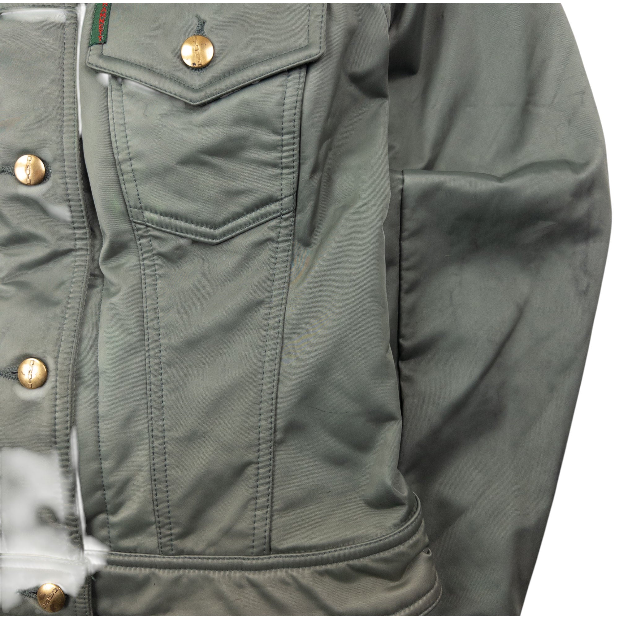 Vintage Katharine Hamnett Cropped Button Up Jacket Womens Size S