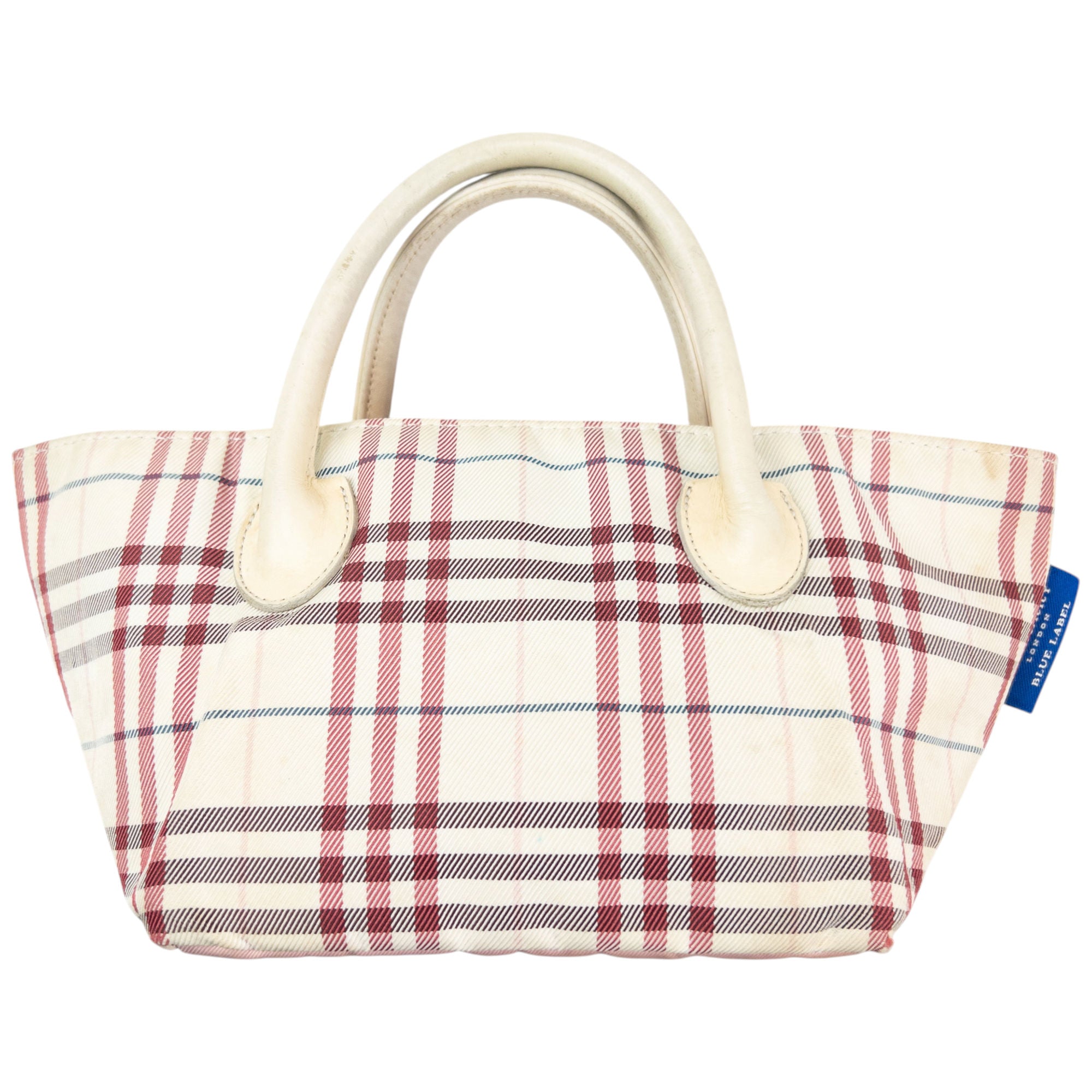 Vintage 2000s Burberry Blue Label Nova Check Handbag | Second Wave