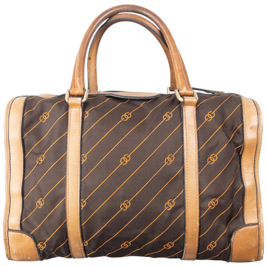 Vintage 80s Gucci Monogram Handbag