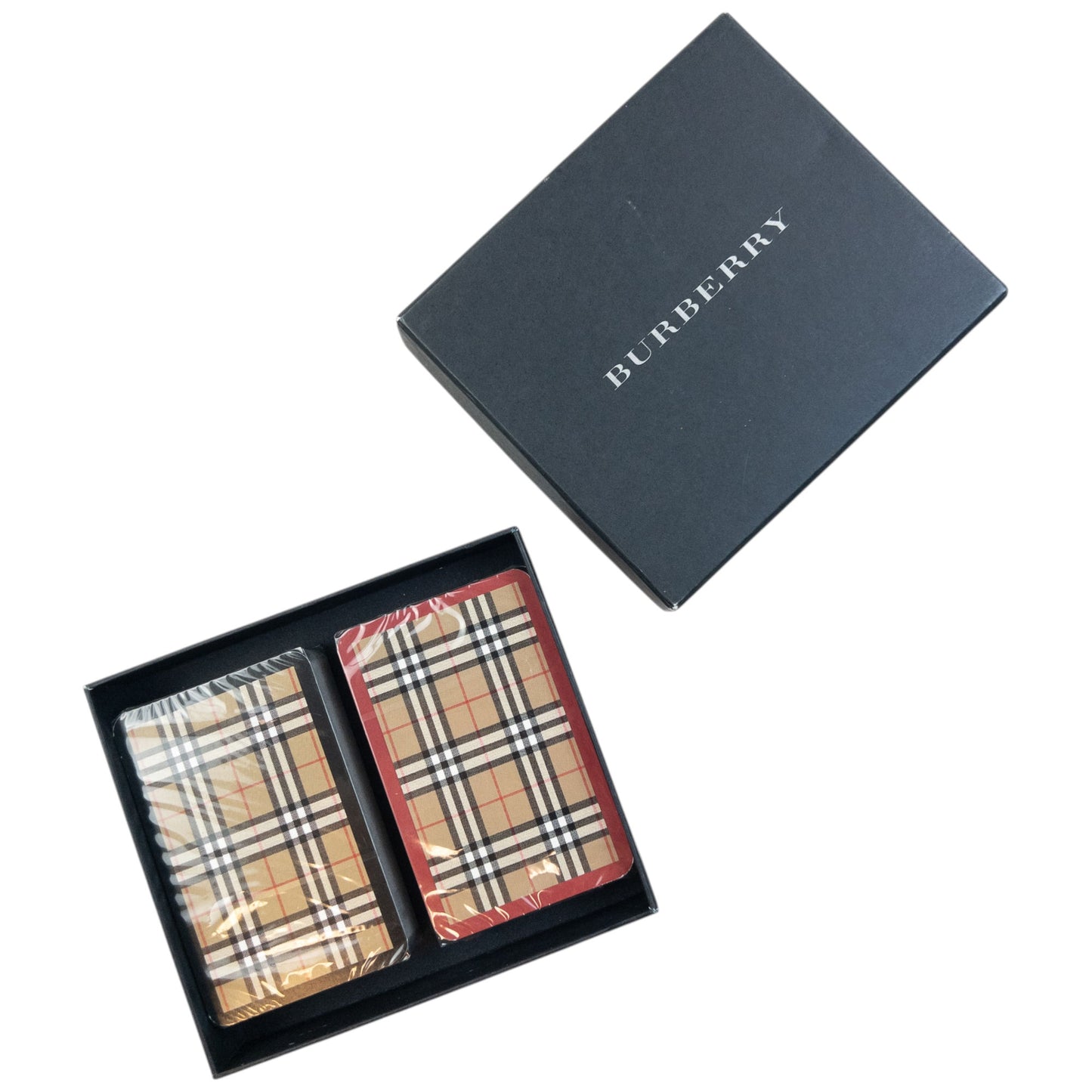 Vintage 2000s Burberry Nova Check Playing Cards Double Pack