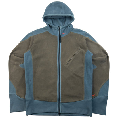 Vintage 2000s Nike Zip Up Fleece Jacket Size S