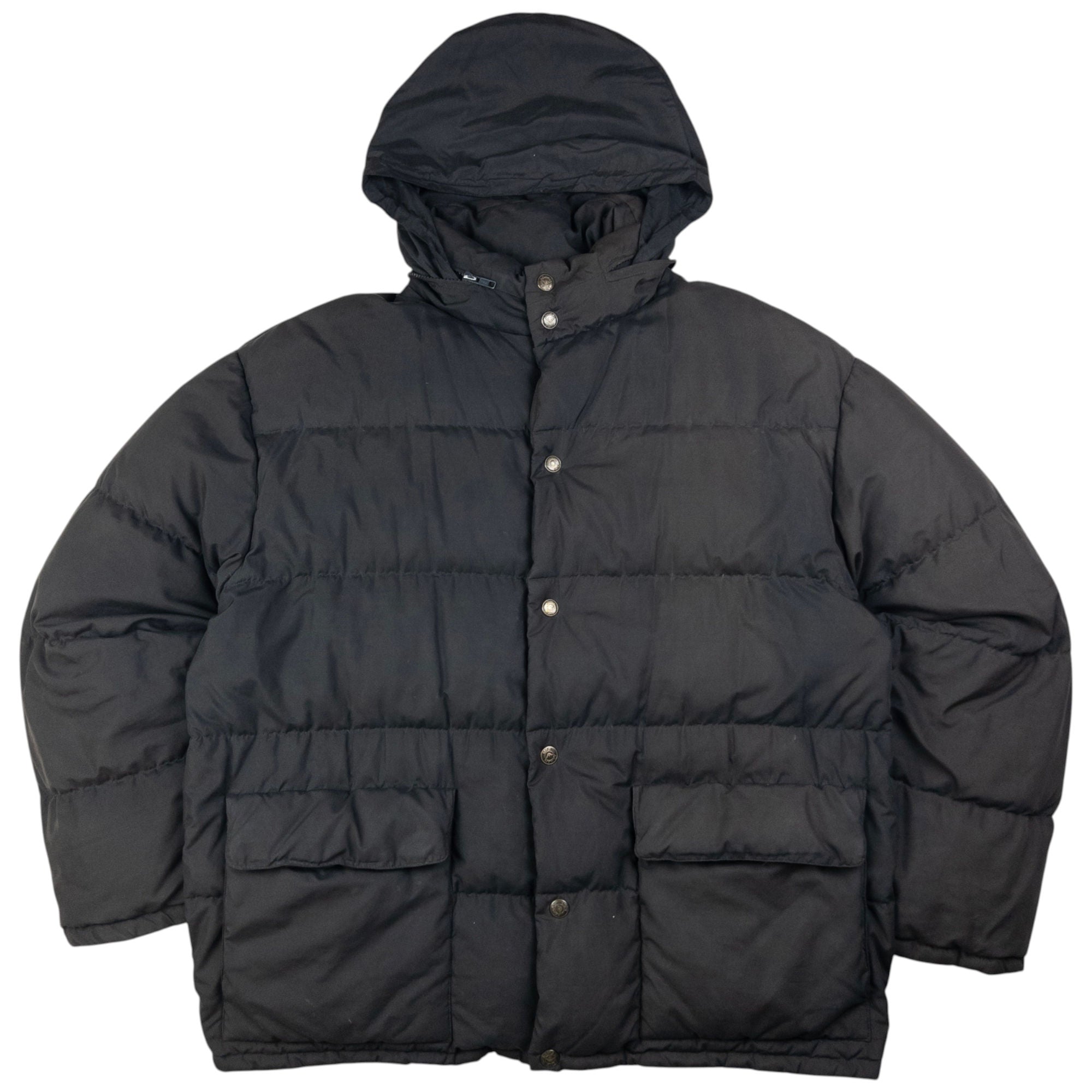 Vintage Armani Jeans Zip Up Puffer Jacket Size XL