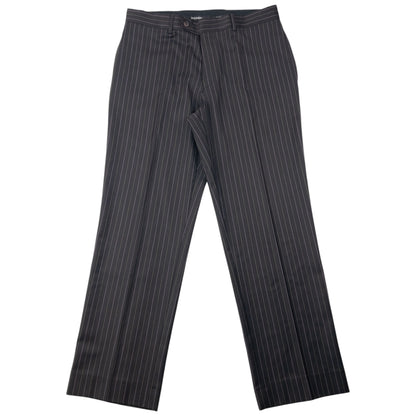 Vintage 90s YSL Yves Saint Laurent Pinstripe Jacket & Trousers Suit Set Size L