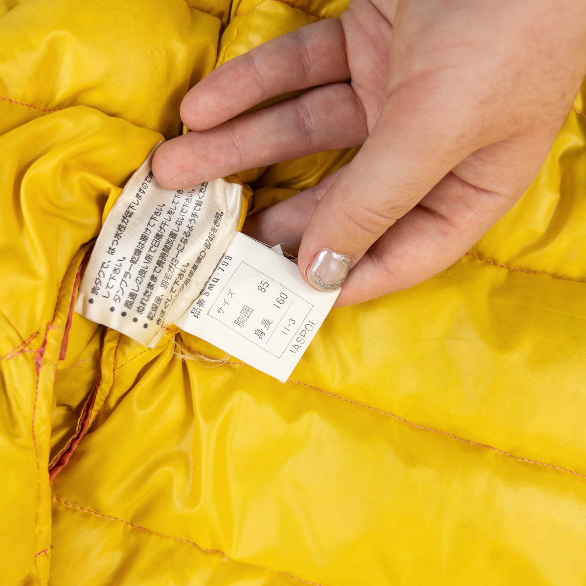 Vintage 90s Moncler Zip Up Puffer Jacket, photo 7