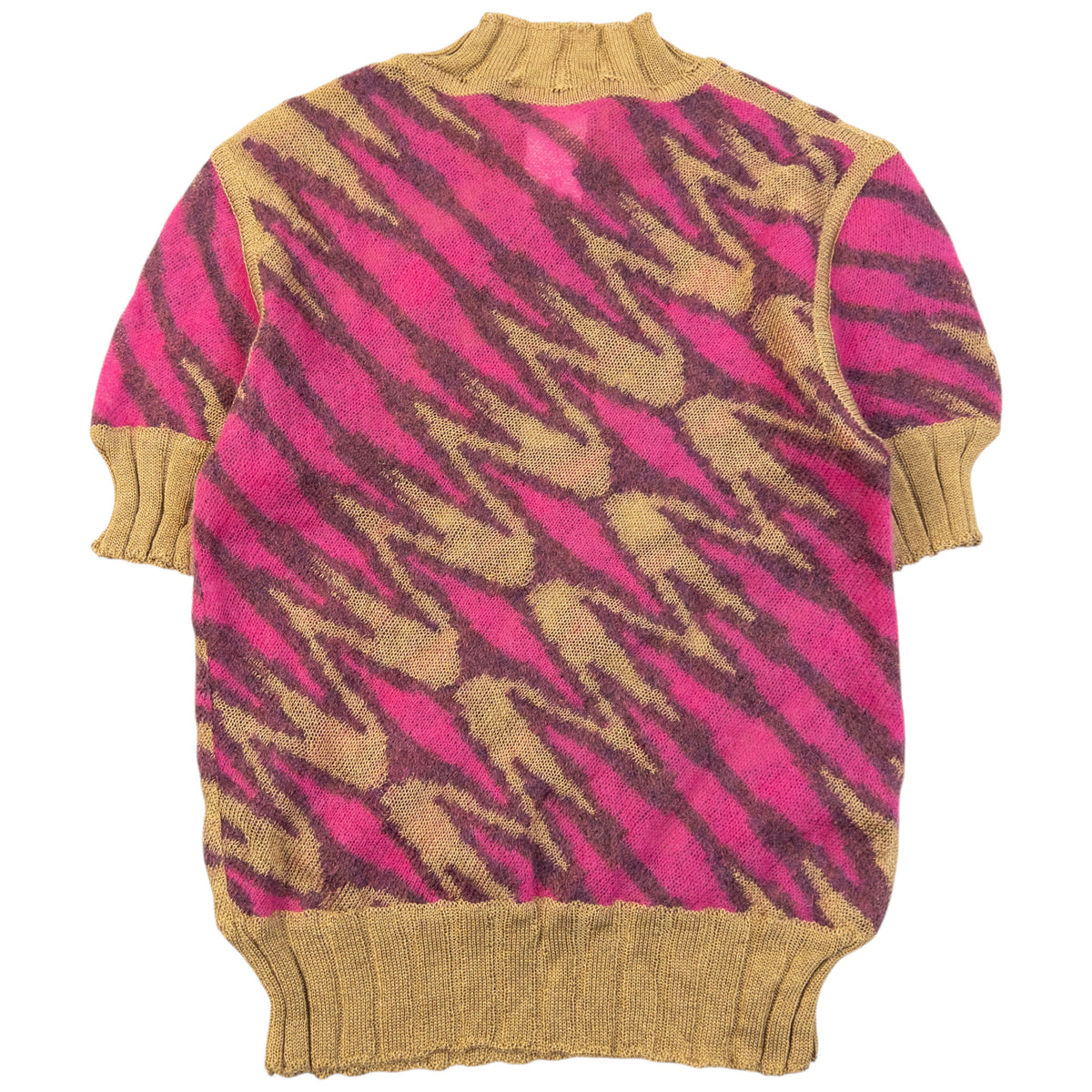 Vintage 90s Fendi Knit Pattern Top Womens Size M
