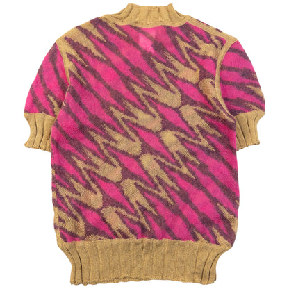 Vintage 90s Fendi Knit Pattern Top Womens Size M