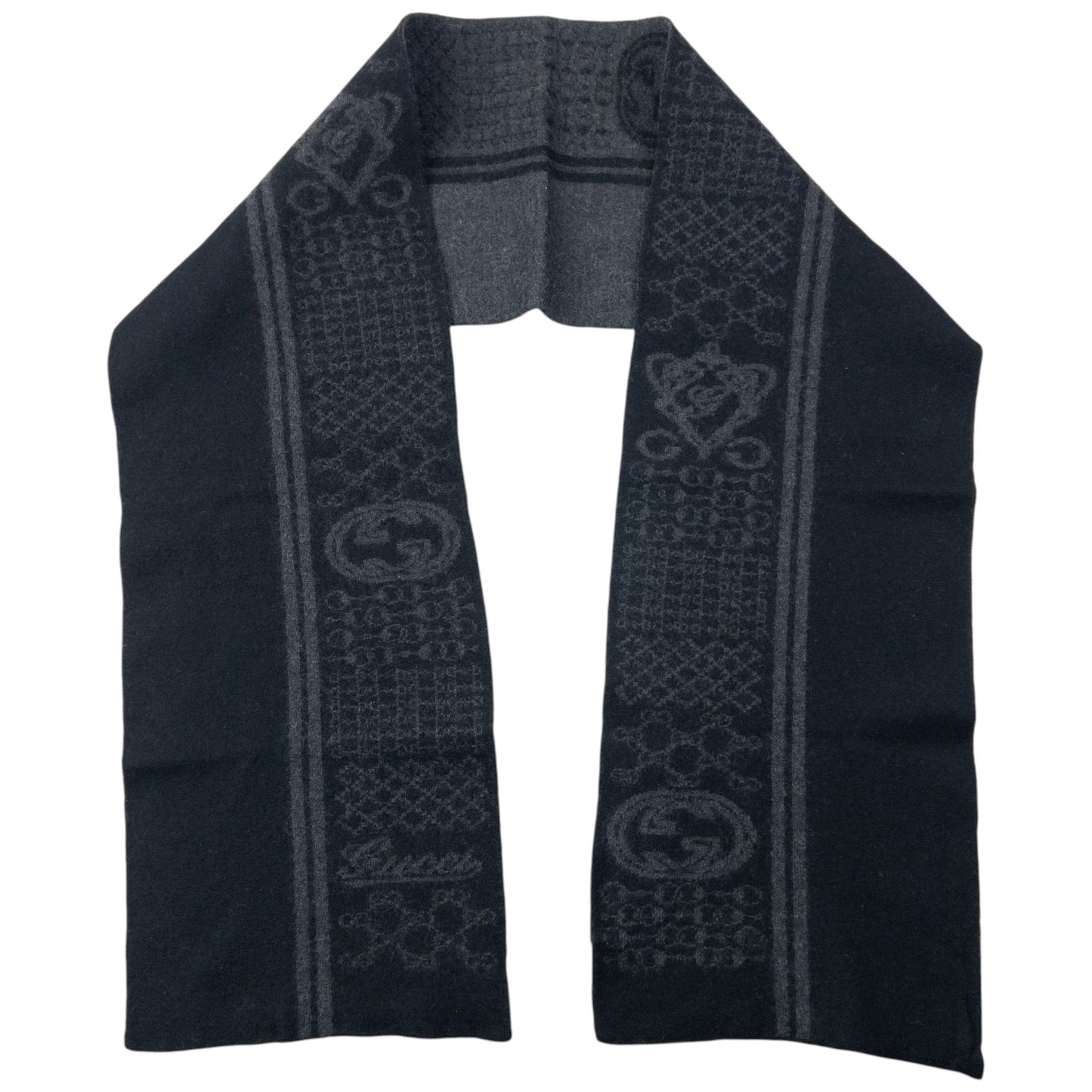 Vintage 2000s Gucci Wool Scarf