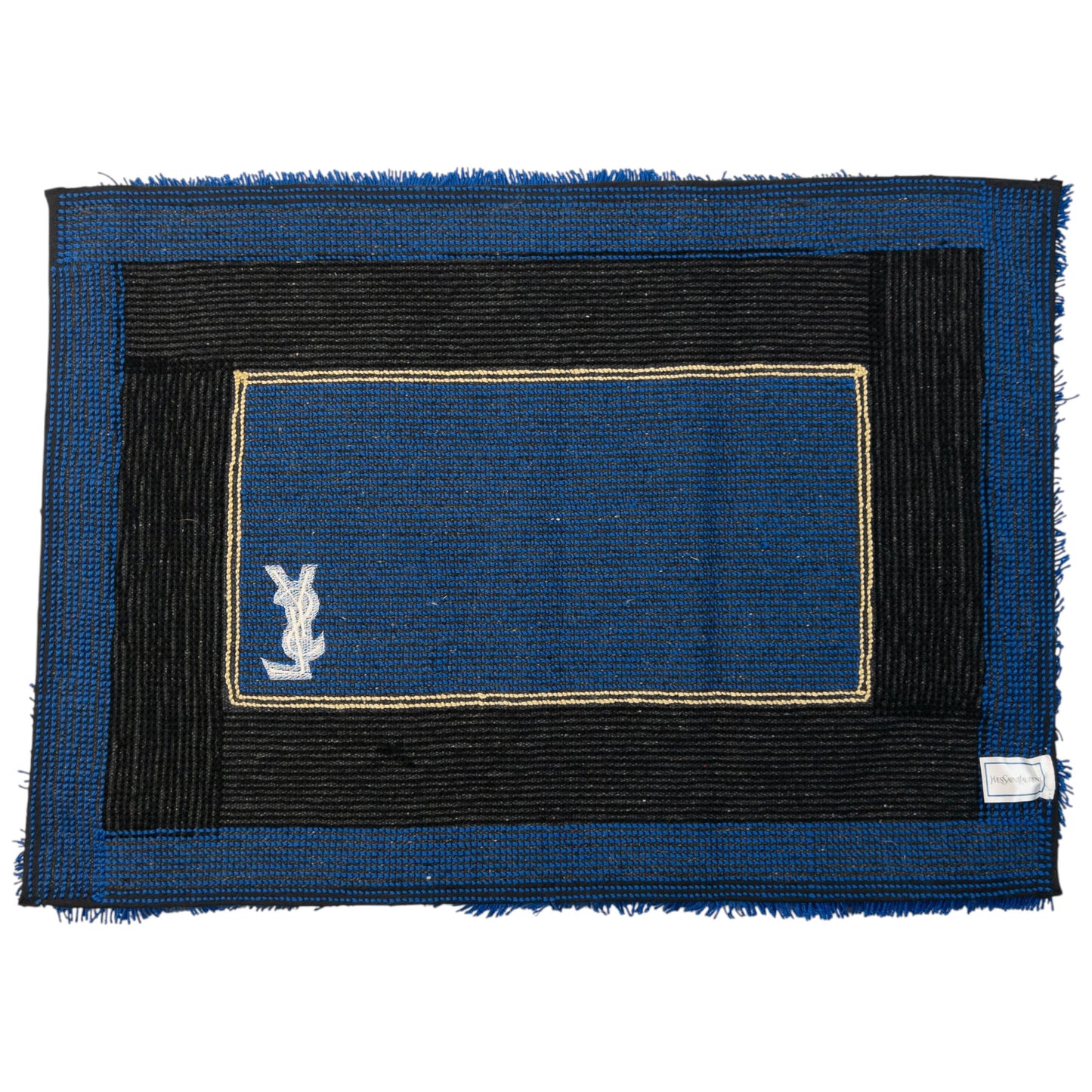 Vintage 80s YSL Yves Saint Laurent Small Rug