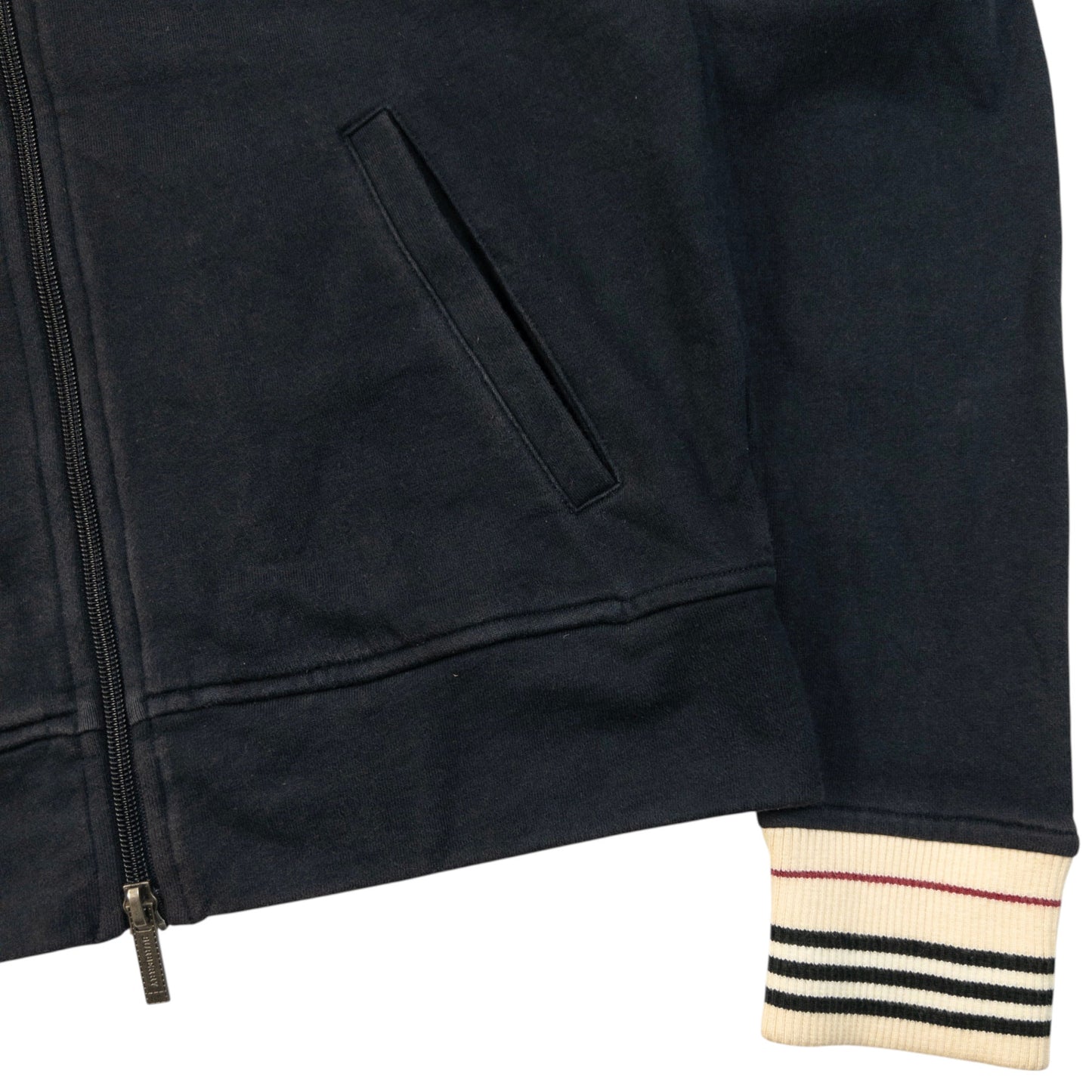 Vintage 2000s Burberry Zip Up Sweatshirt Womens Size M
