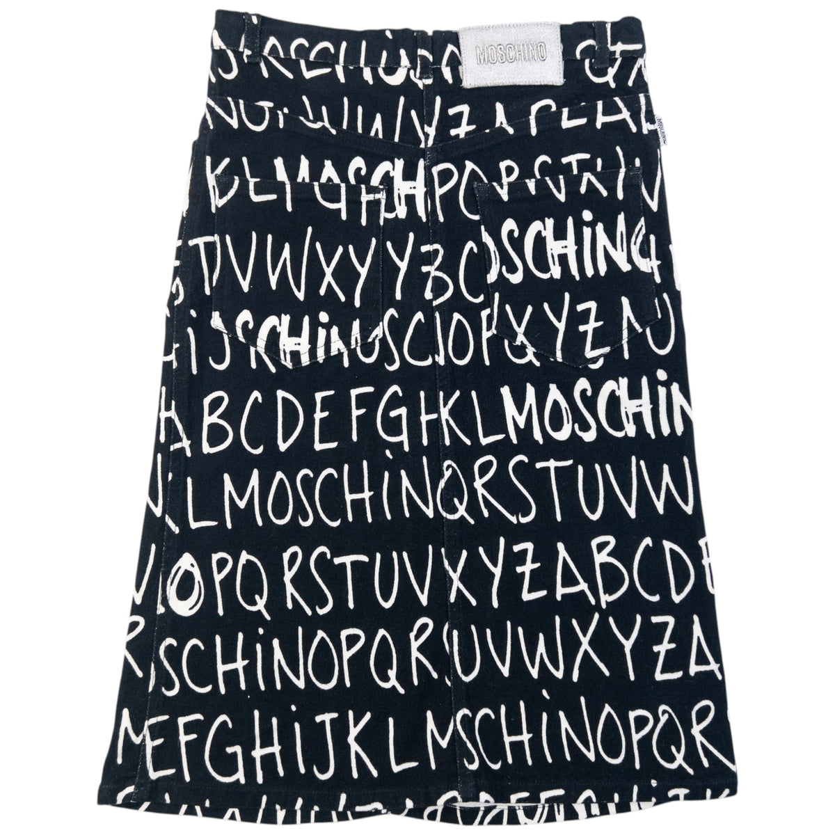 Vintage 2000s Moschino Alphabet Skirt Womens Size W26