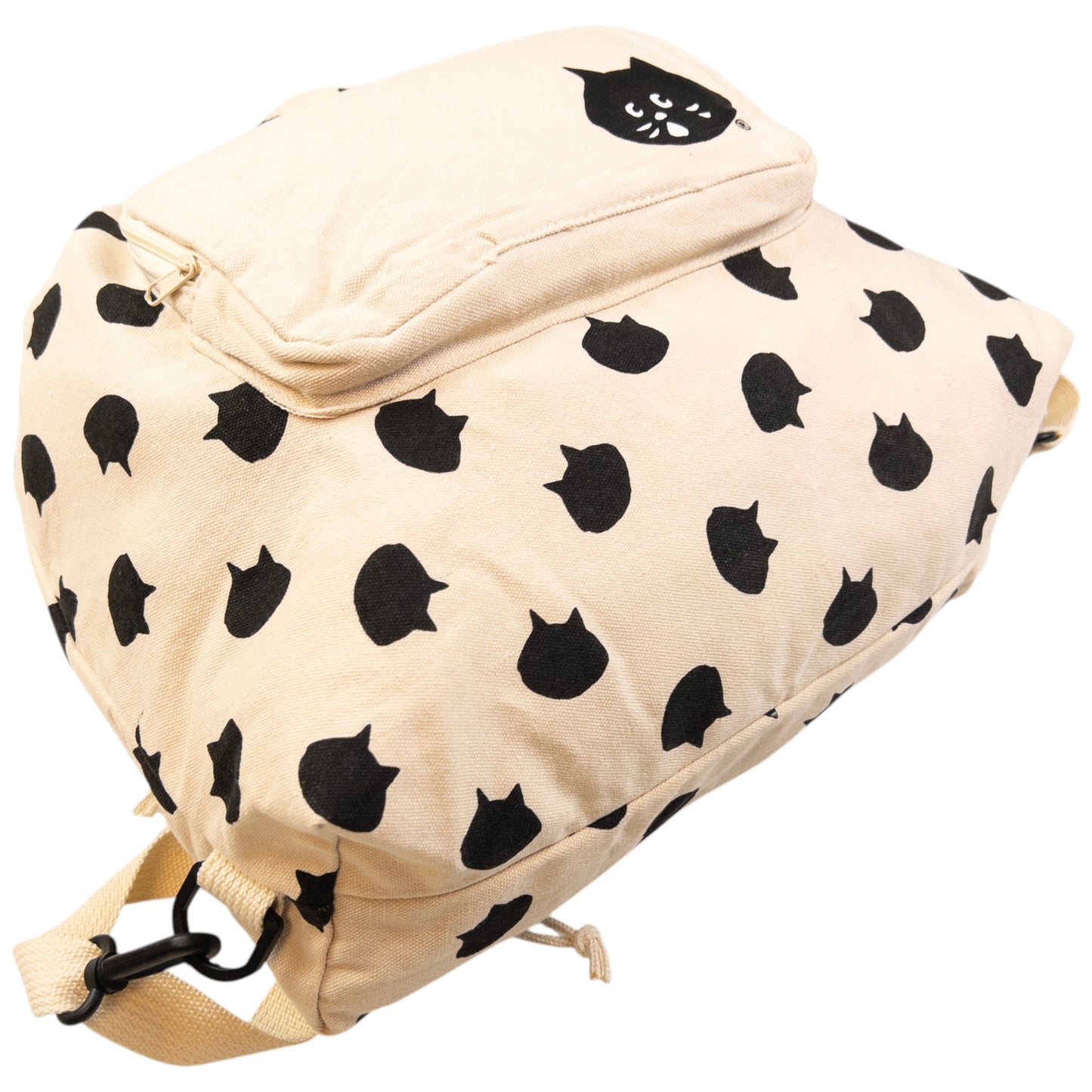 Vintage Ne-Net By Issey Miyake Cat Pattern Drawstring Backpack