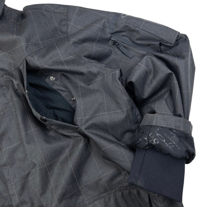Vintage Oakley Checkered Zip Up Jacket Size L