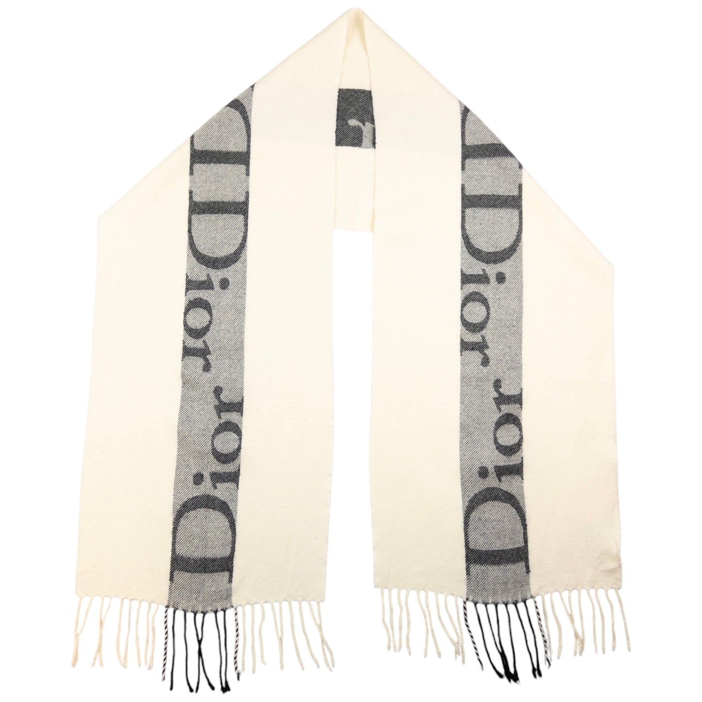 Vintage Dior Tassel Scarf