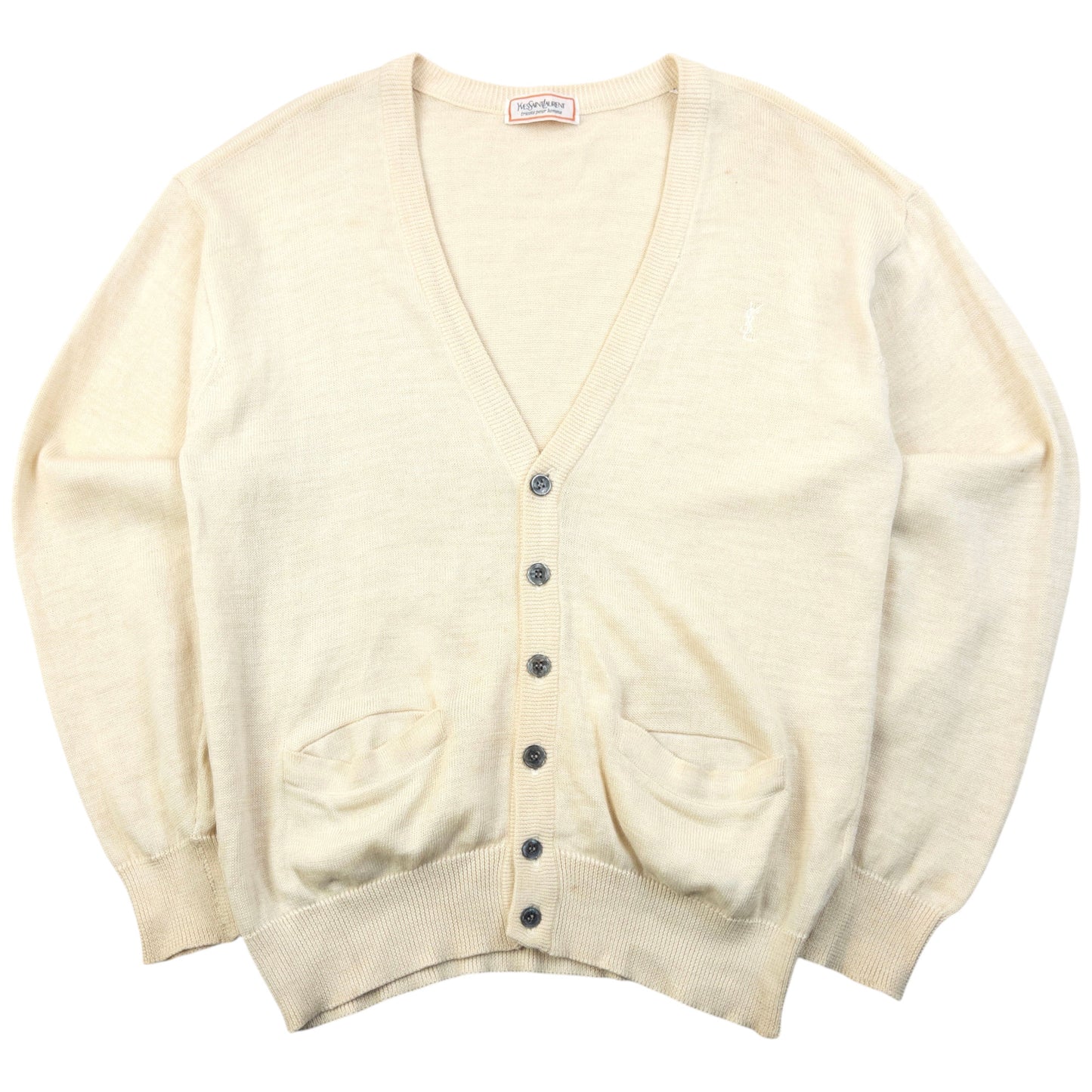 Vintage 80s YSL Yves Saint Laurent Cardigan Size S