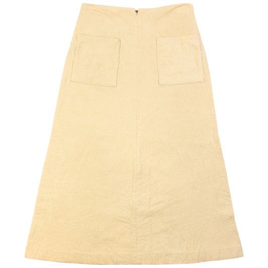 Vintage 2000s Yohji Yamamoto Corduroy Skirt Womens Size W30