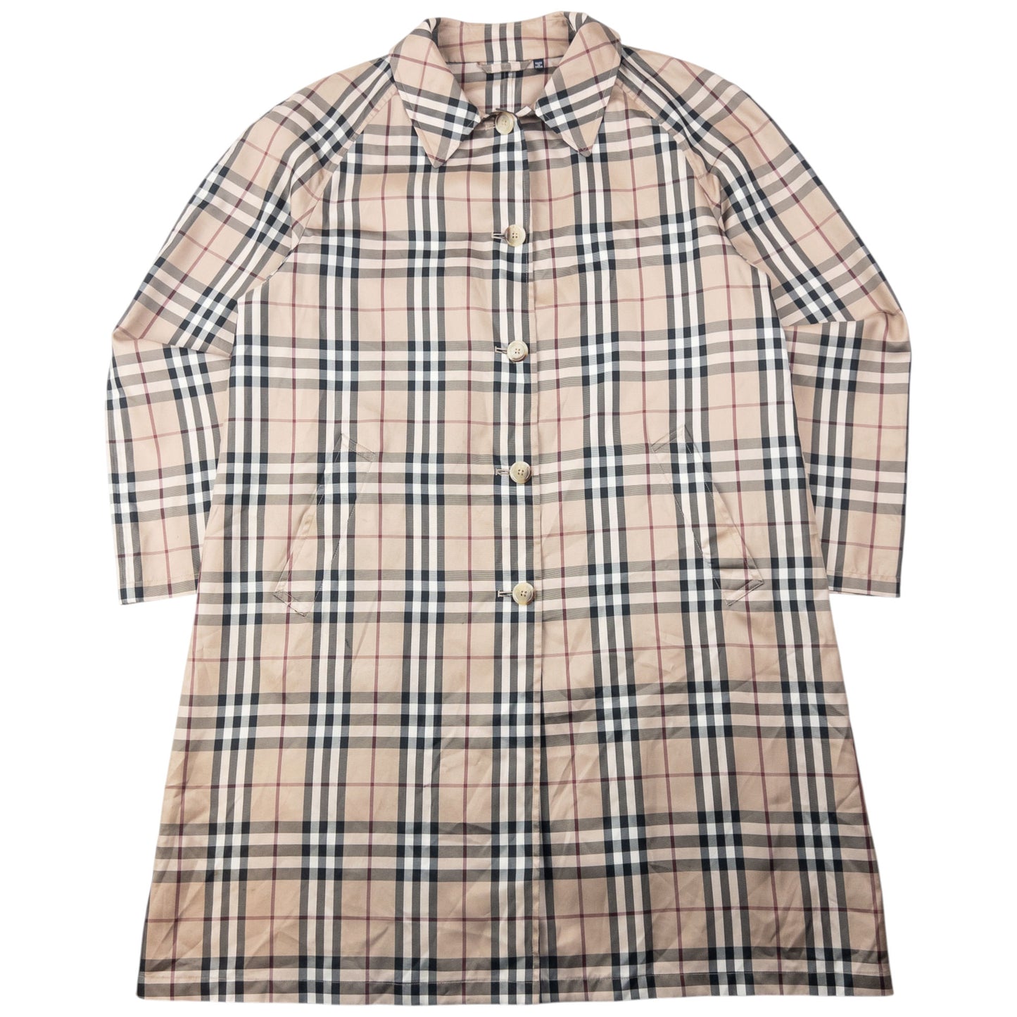 Vintage 2000s Burberry Nova Check Packable Jacket Size M