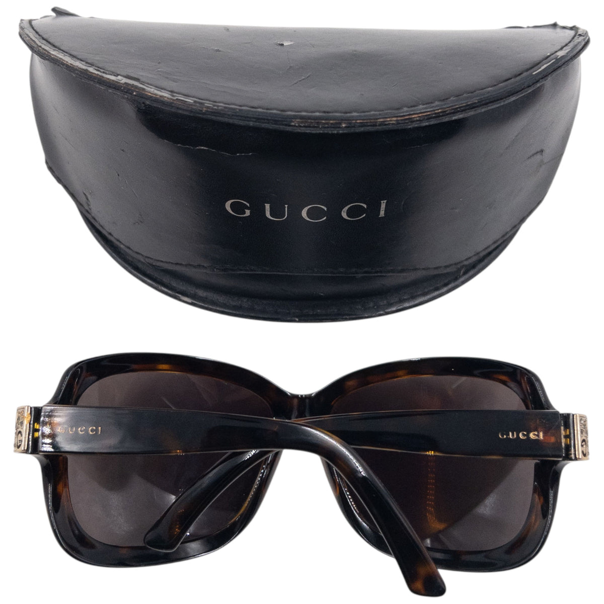 Vintage 2000s Gucci Tortoise Shell Sunglasses