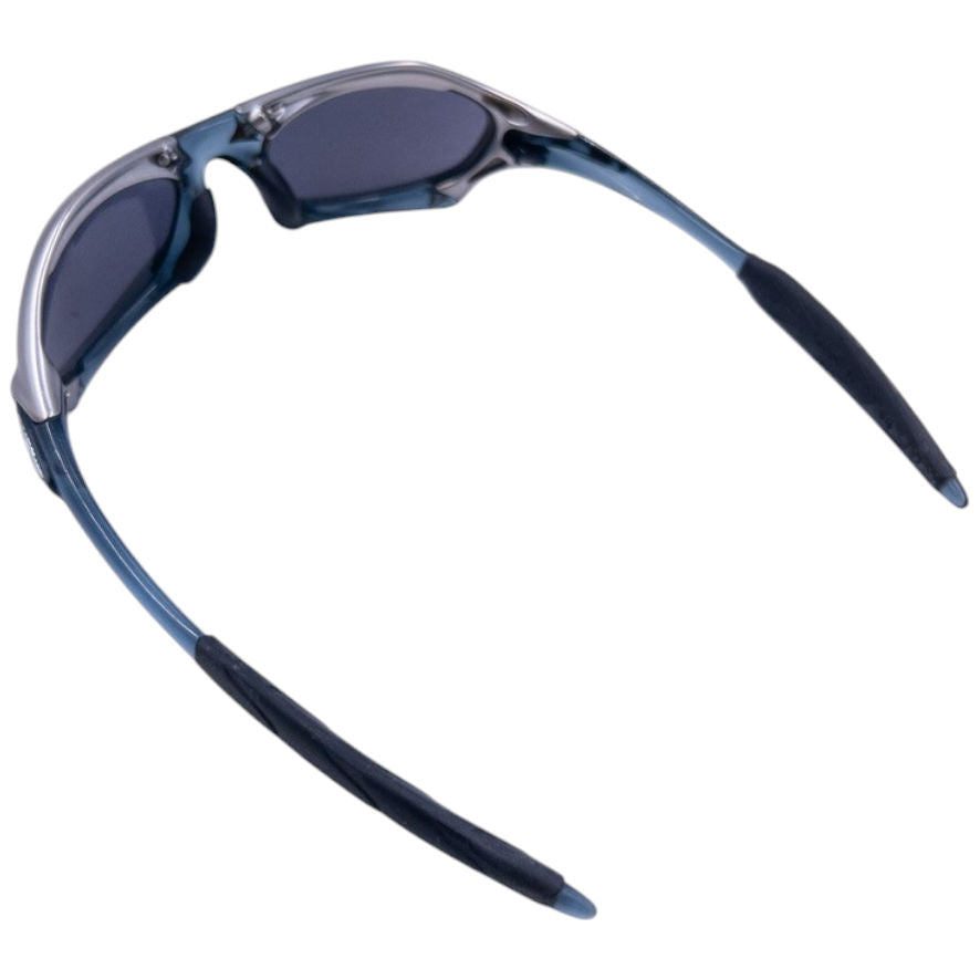 Vintage 2002 Oakley Splice FMJ+ Crystal Black Ice Iridium Sunglasses