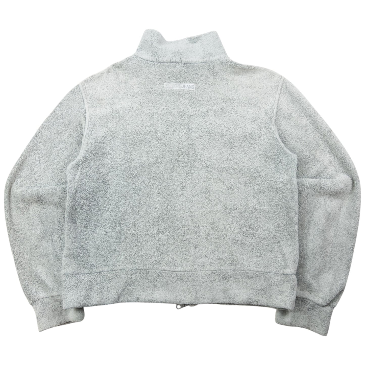 Vintage 90s Armani Jeans Cropped Fleece Jacket Womens Size M