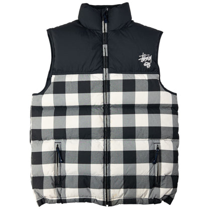 Vintage Stussy GIRLS Zip Up Puffer Gilet Womens Size M