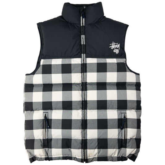 Vintage Stussy GIRLS Zip Up Puffer Gilet Womens Size M