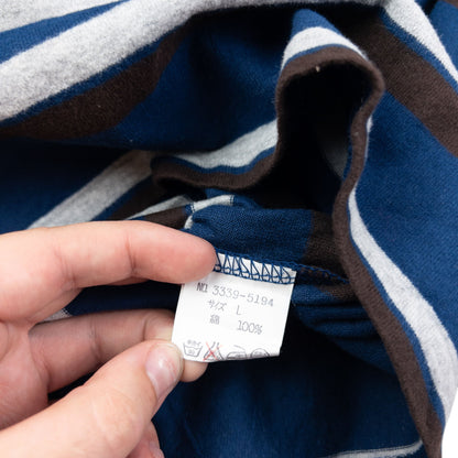 Vintage 90s Issey Miyake Striped Long Sleeve T Shirt Size M