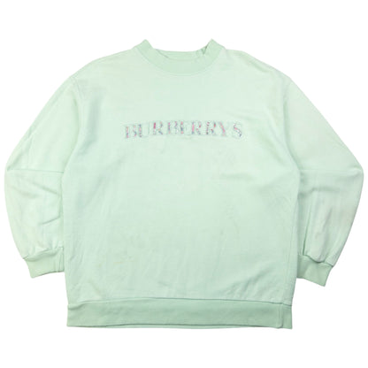 Vintage Burberry Embroidered Sweatshirt Size XS