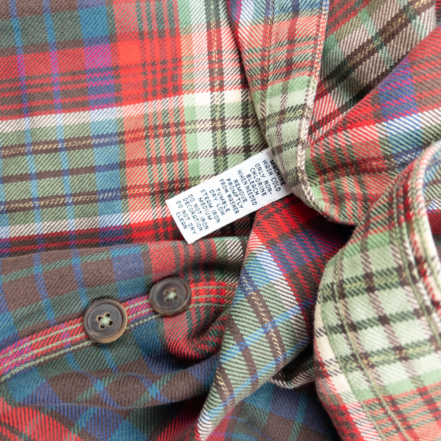 Vintage 90s Polo Ralph Lauren Checkered Long Sleeve Shooting Shirt Size S