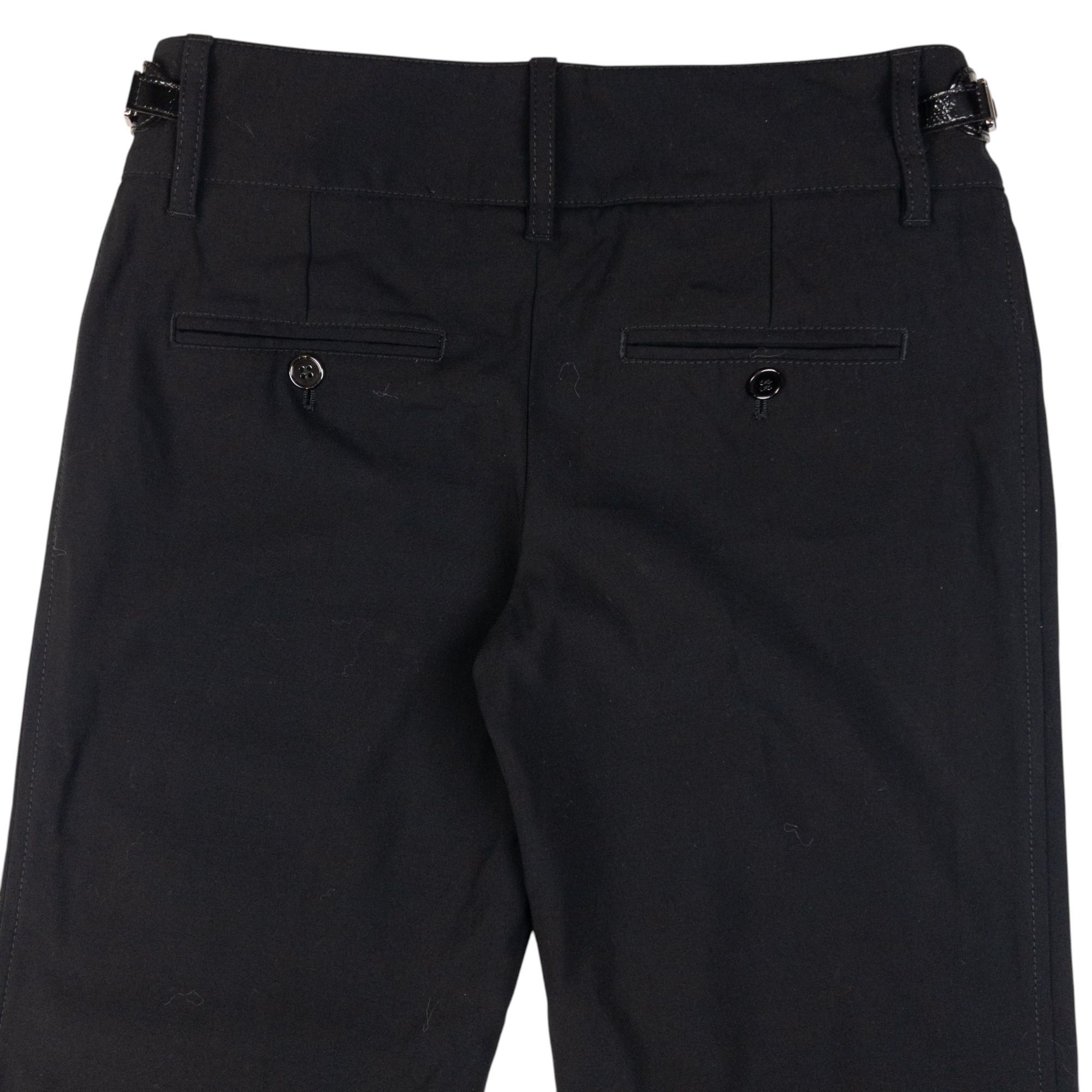 Vintage Dolce & Gabbana Buckle Waist Flared Trousers Womens Size W28