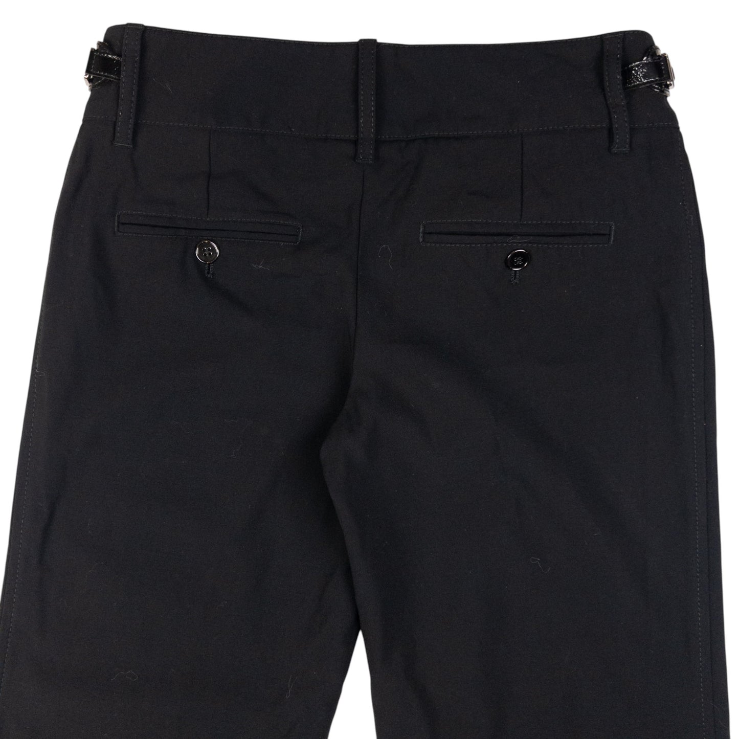 Vintage Dolce & Gabbana Buckle Waist Flared Trousers Womens Size W28