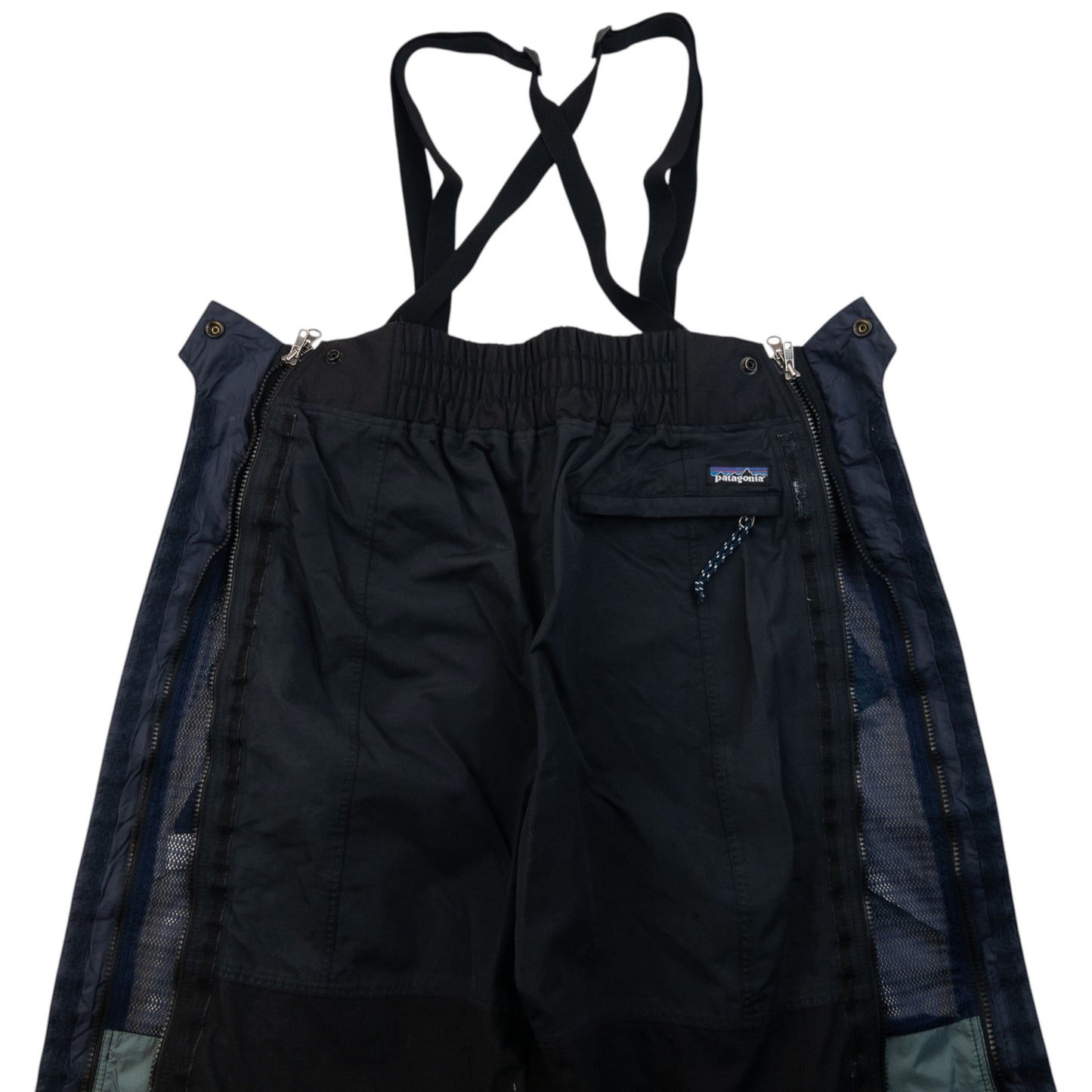 Vintage 2000s Patagonia Full Zip Suspender Snowboarding Trousers Size L