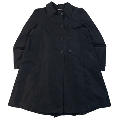 Vintage 2008 Miu Miu Button Up Trench Jacket Womens Size M
