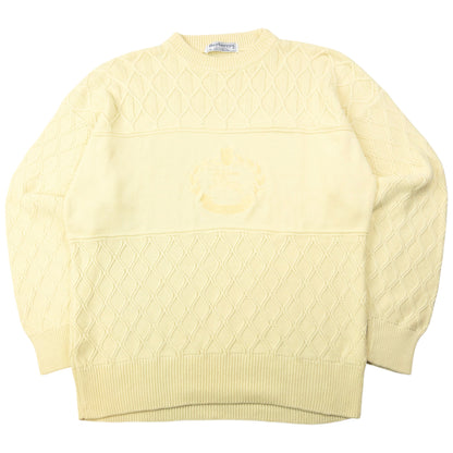 Vintage 90s Burberry Pattern Knit Jumper Size L