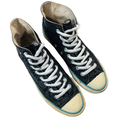 Vintage Stussy World Tour High Top Trainers Size UK 9