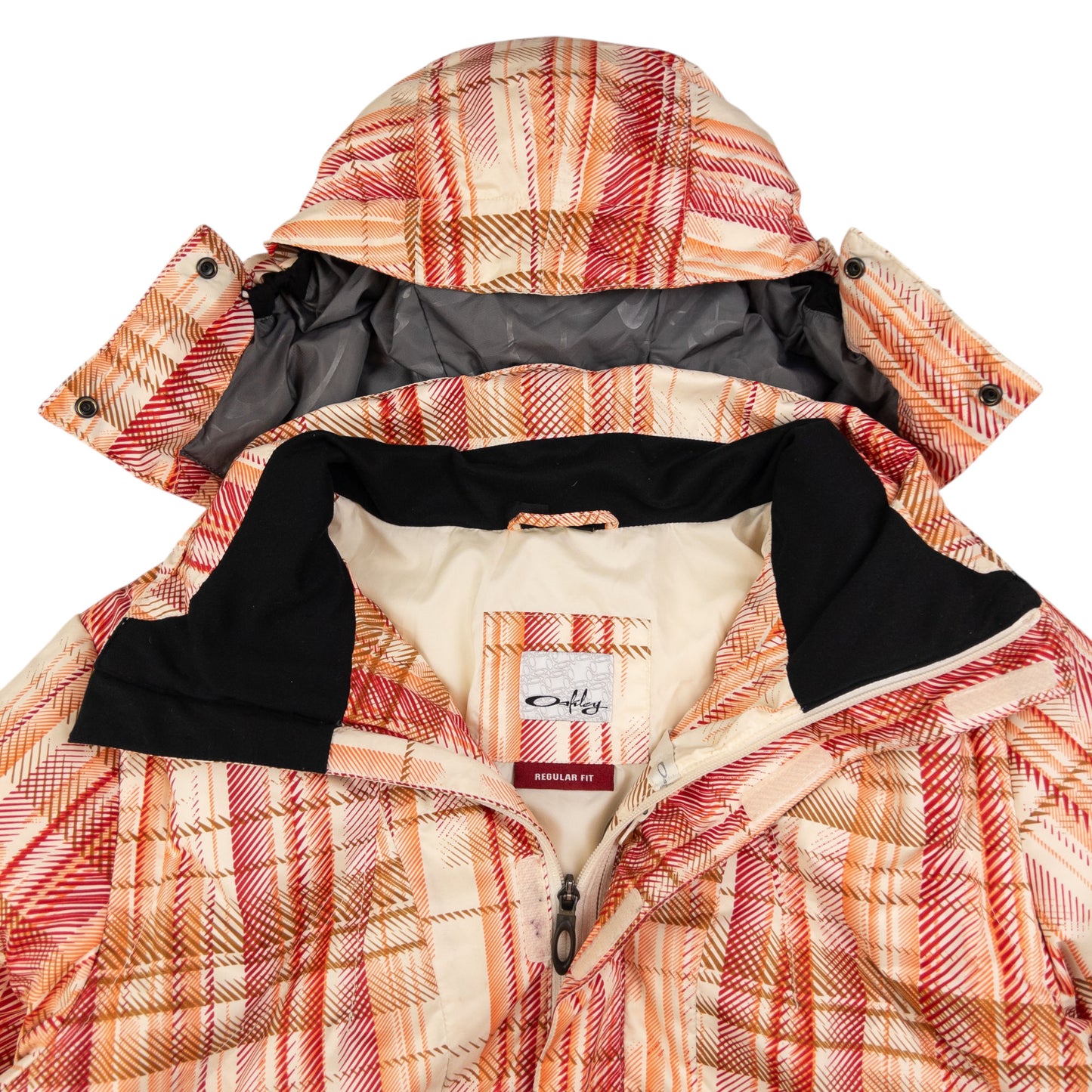 Vintage Oakley Zip Up Puffer Snowboarding Jacket Size M