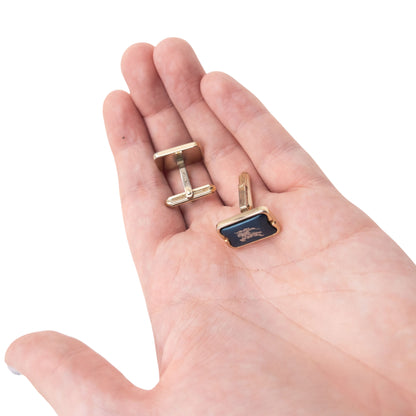 Vintage 2000s Burberry Logo Cuff Links