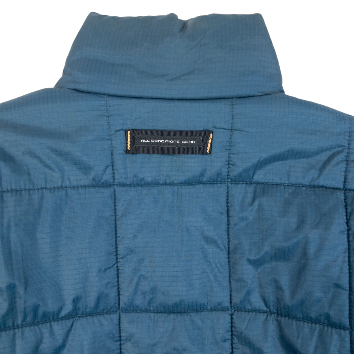 Vintage 2000s Nike ACG Quilted Zip Up Jacket in blue (nylon), photo 7