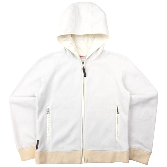 Vintage Prada Sport Zip Up Fleece Hoodie Womens Size M